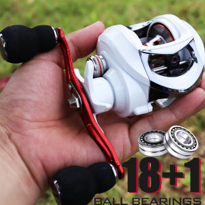 Sougayilang 18+1BB รอกตกปลาที่แข็งแกร่งลากพลัง 10 กิโลกรัม EVA ความเร็วสูง 6