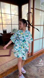 ชุดเด็กญี่ปุ่น ชุดยูกาตะ​ ชุดกิโมโน​ เด็กญี่ปุ่น UK2