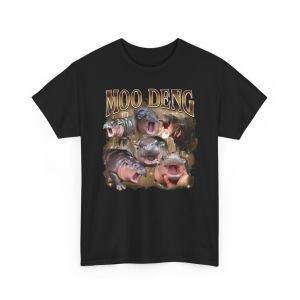 เสื้อยืด หมูเด้ง Bootleg สีน้ำตาล (Cotton 100%)