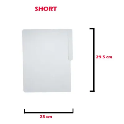 50pcs/100pcs White Folder File Folder 14pts