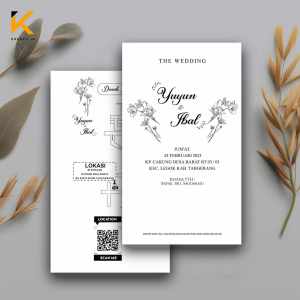 Kreatif.id Bl-01 Undangan Pernikahan ( 100 PCS ) "Best Seller"