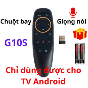 Chuột Bay Điều Khiển Bằng Giọng Nói G10S 2.4G USB Cho Android TV BOX PC-T&U Remote