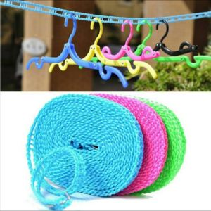Tali Jemuran 5 Meter Praktis Jemuran Baju Gantungan 5m 5 m kait 5meter - RANDOM