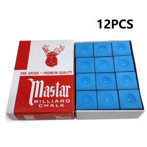 Kapur Billiard 12 Pcs Chalk Billiard Master Chalk Kualitas Premium Billiard Chalk