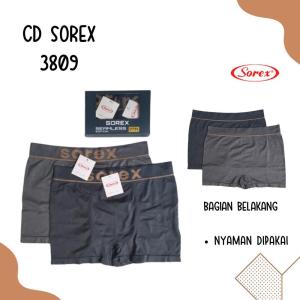 SOREX CD Boxer Pria Microfiber Seamless JUMBO Extrasize Setara 4L-5L ( 1 BOX ISI 2 ) CD Lk M 3809