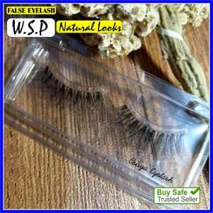 Bulu Mata Palsu WSP False Eyelash Strip Lashes Bulumata Super Ringan Lembut Premium Palsu Natural Bagus