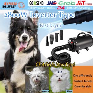 [Ready Stock] 2800W High Power Pet Dryer Professional Alat Pengering Bulu Hewan Mesin Hand Blower krisbow nankai mini Tangan Pembersih Grooming untuk Anjing dan Kucing