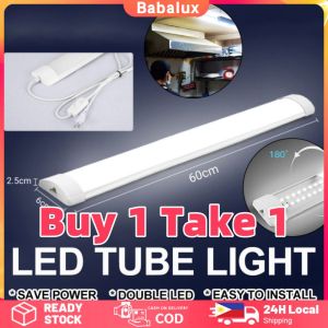 【Low Price】Led Tube Light T5 220v Cabinet Kicthen Lights Strip Indoor Flat Tube Light Family Bedroom Wall Lighting Babalux