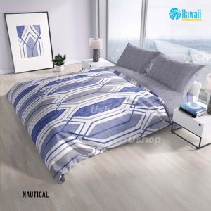 USHOP Hawaii Set Bedcover + Sprei 180x200 / 160X200 Tinggi 20 Cm 1 Set / (Bedcover Saja) Bahan Microtex Disperse Lembut Nyaman dan Tidak luntur