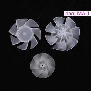 daoj MALL ใบพัดลมพลาสติก7ใบขนาดเส้นผ่าศูนย์กลางภายนอก35มม. 42มม. 50มม. 65มม.