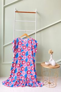 [Bungsu Fashion] Daster rufle untuk tidur