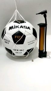Bola Sepak Mikasa Kick Off Bola Kaki Size 5 Pres / Di Lem. Bola Sepak Anak Anak Bonus Pompa. Bola Sepak Murah Berkualitas. Bola Mikasa Murah. Bola Murah