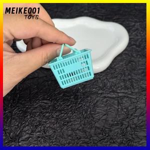 MEIKE001 ตะกร้า1 12สำหรับใส่ของในบ้านตุ๊กตาของตกแต่งซูเปอร์มาร์เก็ตขนาดเล็กของเล่นสำหรับเด็ก