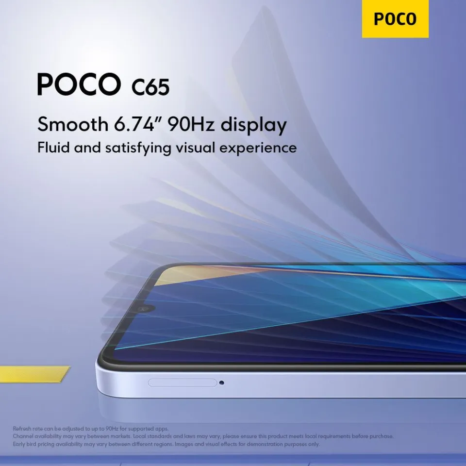 【World Premiere】POCO C65 Global Version 6GB 128GB/8GB 256GB MediaTek Helio  G85 6.74 90Hz Display 50MP Triple Camera 5000mAh NFC