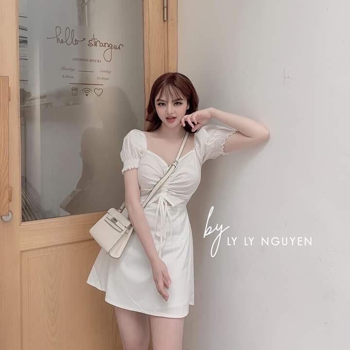 Váy maxi màu trắng đi biển đẹp nữ tính - MG148 - Migu Shop