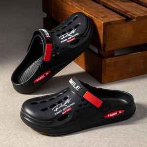 Free Shipping MenS Oversized Clogs Fashionable And Casual Versatile For Indoor And Outdoor Wear With A High-Elastic Thick-Soled Design Perfect For The Beach
