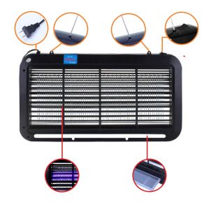 เครื่องดักยุง 360 องศา สองด้าน ใช้ดีมาก ระบบช๊อตไฟฟ้า เครื่องช็อตยุงและแมลง PA-840