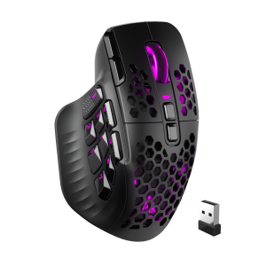 Solakaka Sm809 Pro MMO Chuột chơi game không dây Bluetooth 2.4G Có Dây Tri-Chế Độ Thiết Kế Tiện Lý lên đến 2400Dpi Tùy Chỉnh Bên Phím DIY Thay thế các Bên vỏ
