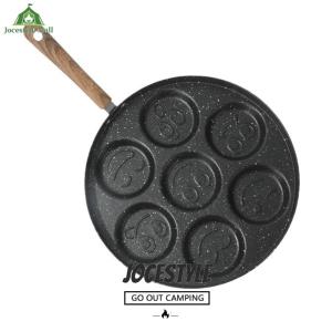 [Jocestyle Mall] 7 Holes Mini Pancake Maker Easy To Clean Non Stick Fried Eggs Cooking Pan for Gas Stove and Electric Ceramic Stove