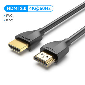 Vention HDMI Cable 4K Ultra Slim HDMI 2.0 Extender Male to Male High Speed HDMI Adapter for TV Laptop PS3/4 Pro Nintendo Projector mini thin short cables HDMI 1m 2m 3m hdmi to hdmi cable