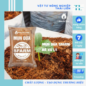 Mụn Dừa Tơi Đã Xử Lý Sfarm 5dm3 - Giá Thể - Xơ Dừa Mụn Dừa