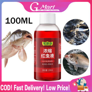 ⭐【LazTop Seller】100ml Strong Fish Attractant Concentrated Red Worm Liquid Fish Bait Additive High Concentration FishBait for Trout Cod Carp Bass LZC-Worm-Liquid-100ml