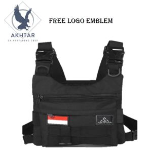 Aktar Tas Dada Pria Premium Tactical Chest Bag  Outdoor