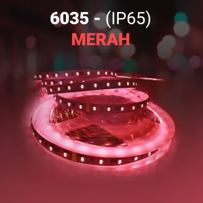 LED STRIP 3825 IP44 DC 12V 4M FULL WATERPROOF /LAMPU PLAFON/ LAMPU ETALASE TAHAN AIR