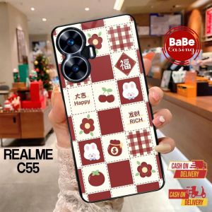 Casing Realme C55 Terbaru Cute Red Case Realme C55 Hardcase Sofcase Premium Glosy Terlaris Termurah