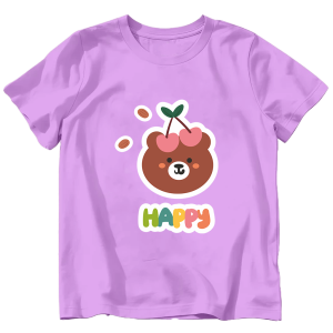 Kaos Anak Perempuan | Baju Anak Perempuan Cewek Happy Lucu Keren 1 2 3 4 5 6 7 8 9 Tahun