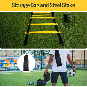 Agility ladder Football training Speed Balance Training Footwork Agility Ladder Agility training ladder exercise equipment Rung Ladders for Soccer Football Boxing Sports outdoor Drag umbrella cones