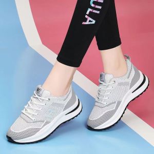 2023 womens shoes new mesh transparent running shock-absorbing lightweight sports shoes