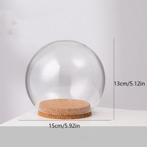 OKONOK Trong suốt Vỏ hoa chống bụi Thủy tinh Trang trí nhà cửa Lọ đựng bánh  Ốp thủy tinh hoa tươi