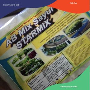 pupuk/nutrisi hidroponik AB mix starmix 200 gram