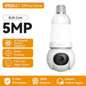 Imou Bulb Cam 5MP CCTV Security Indoor Camera with Color Night Vision Two-way Audio Easy Install