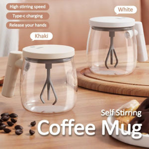 400ML Electric Self Stirring Coffee Mug Rechargeable Portable Coffee Cup Lid Electric Mixing Cups