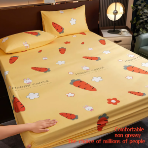 3 in 1 Bedsheet No Lukot No Gusot（With Free 2 Pillowcases）Bedsheet Sheet Set Queen Size Full Garterized