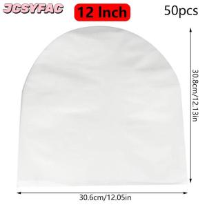 JCSYFAC 50 cái 7 10 12 inch rõ ràng Vinyl ghi lại protecter LP kỷ lục túi nhựa chống tĩnh kỷ lục bên trong tay áo bao bì túi rõ ràng Bìa