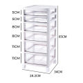 [SG Seller]visible Plastic Storage Drawer Cabinet/ cabinet storage /Multi-layer Household Cabinet with Wheels. 