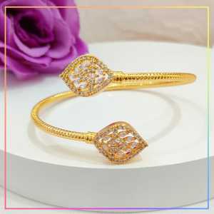 Nice Jewelry Gelang tangan bangle dewasa kupu spiral elegan perhiasan lapis emas gold GL 108
