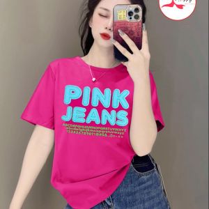 Áo Thun Thái Nữ Cotton 100% Mềm Mịn Mát 2 Form 40 đến 70kg (Mã A01 PINKJEAN) Phong Cách Cá Tính Độc Đáo