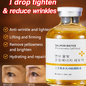 Salmon Serum Anti-Wrinkles Serums Anti-Aging Whiten Moisturizer Essence Lifting Firming Fade Fine Lines Dark Circle Face Serum