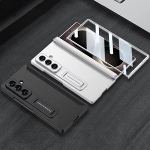 Magne Hinge All-included Case for Samsung Galaxy Z Fold 8 Ultra Screen Glass Protective Matte Cover for Samsung Z Fold7 Case