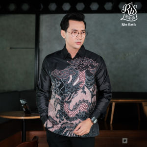 RBS Batik - Kemeja Batik Pria Nagaraja Slimfit Lapis Furing Lengan Panjang
