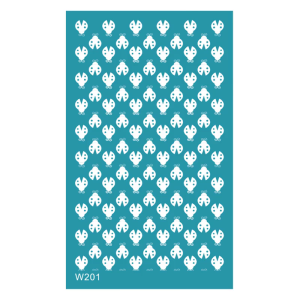 แผ่นฉลุหน้าจอผ้าไหมสำหรับดินเหนียวพิมพ์ซิลค์สกรีนทำ DIY ใช้ซ้ำได้เครื่องมือต่่างหูระย้าศิลปะ