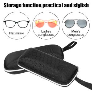 PICKIT Portable Vintage Travel Office Eyeglasses Protector Zipper Glasses Holder Glasses Box Eyeglasses Case Sunglasses Case Box
