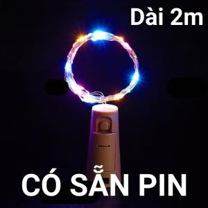 Đèn Led Xài Pin AA Dài 3 Mét 30 Bóng Đom Đóm Fairy Light Trang Trí Phòng Quán Cafe Quấn Cây PAVAVA