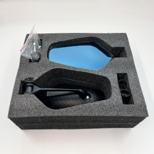 Street King Side Mirror V2 Anti Glare Blue Clear Lens for Motorcycle Rearview Mirror