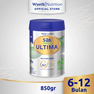 S-26 Promil 2 Ultima Multicare System Susu Formula 6-12 Bulan 850gr