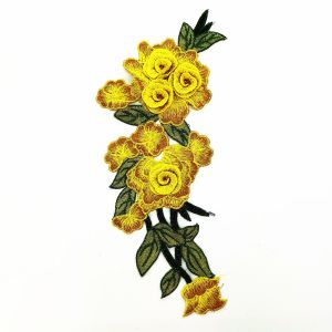 HENLI Jacket Embroidered Scrapbooking DIY Jeans Decor Patch 3D Flower Applique